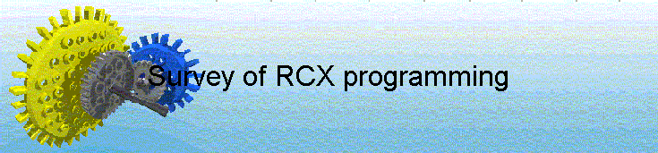 Survey of RCX programming