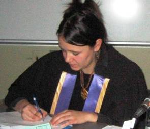 Photo de l'avocate de la dfense