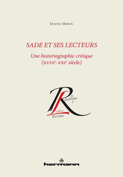 Couverture de Sade et ses lecteurs (2017)