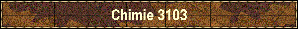 Chimie 3103